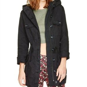 Aritzia Talula Akasaka Utility Hooded Jacket in Tar! New with Tags!
